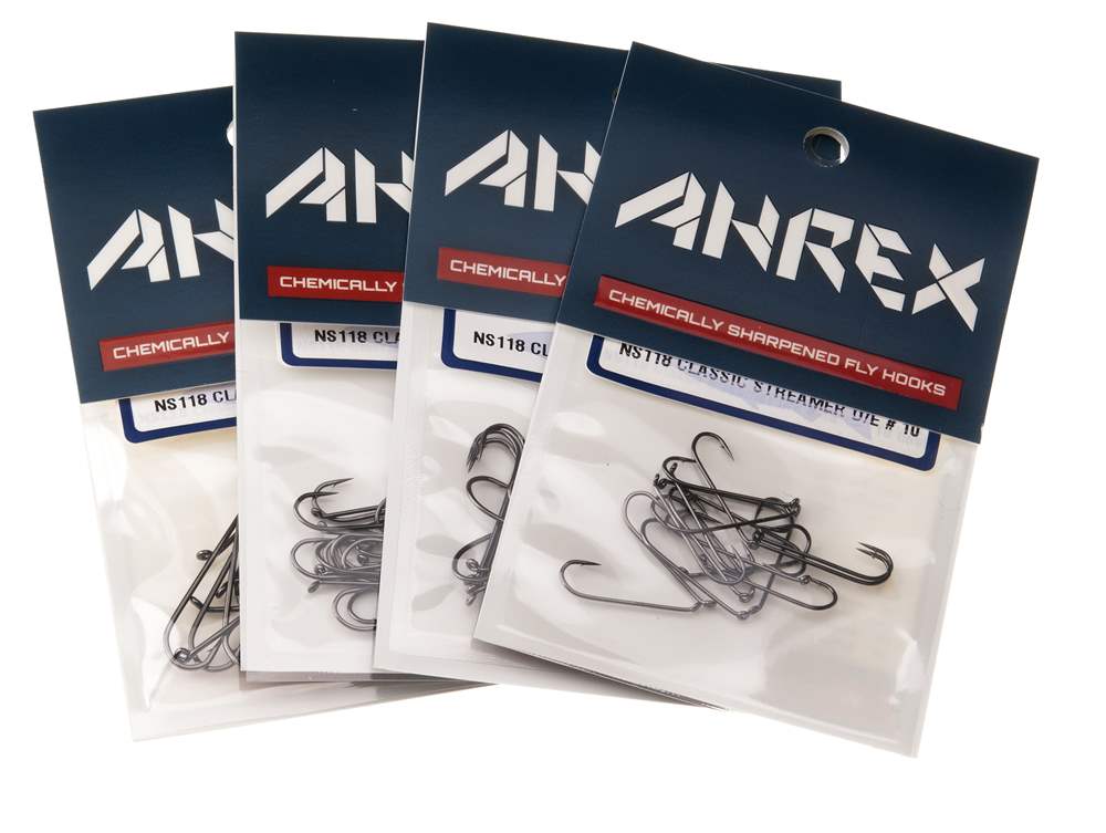 Ahrex Ns118 Classic Streamer Down Eye #4 Fly Tying Hooks